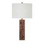 1_Bassett Berrien 27" High Modern Brown Marble Table Lamp