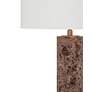3_Bassett Berrien 27" High Modern Brown Marble Table Lamp more views