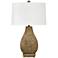 Bassett Booker 30" High Textured Rustic Earth Tone Table Lamp