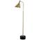 Bassett Brady 59" High Modern Brass Floor Lamp