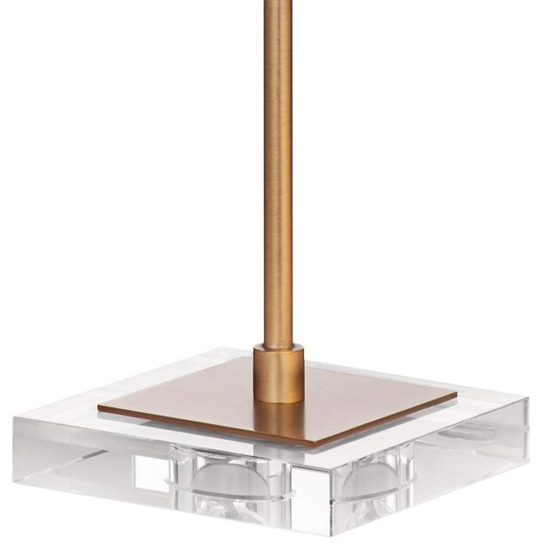 Image 3 Bassett Brillion 21" High Brass Finish Modern Desk Task Lamp more views