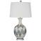 Bassett Briony 29" High Gray and White Glaze Ceramic Table Lamp