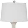 3_Bassett Briony 29" High Gray and White Glaze Ceramic Table Lamp more views