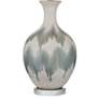 4_Bassett Briony 29" High Gray and White Glaze Ceramic Table Lamp more views