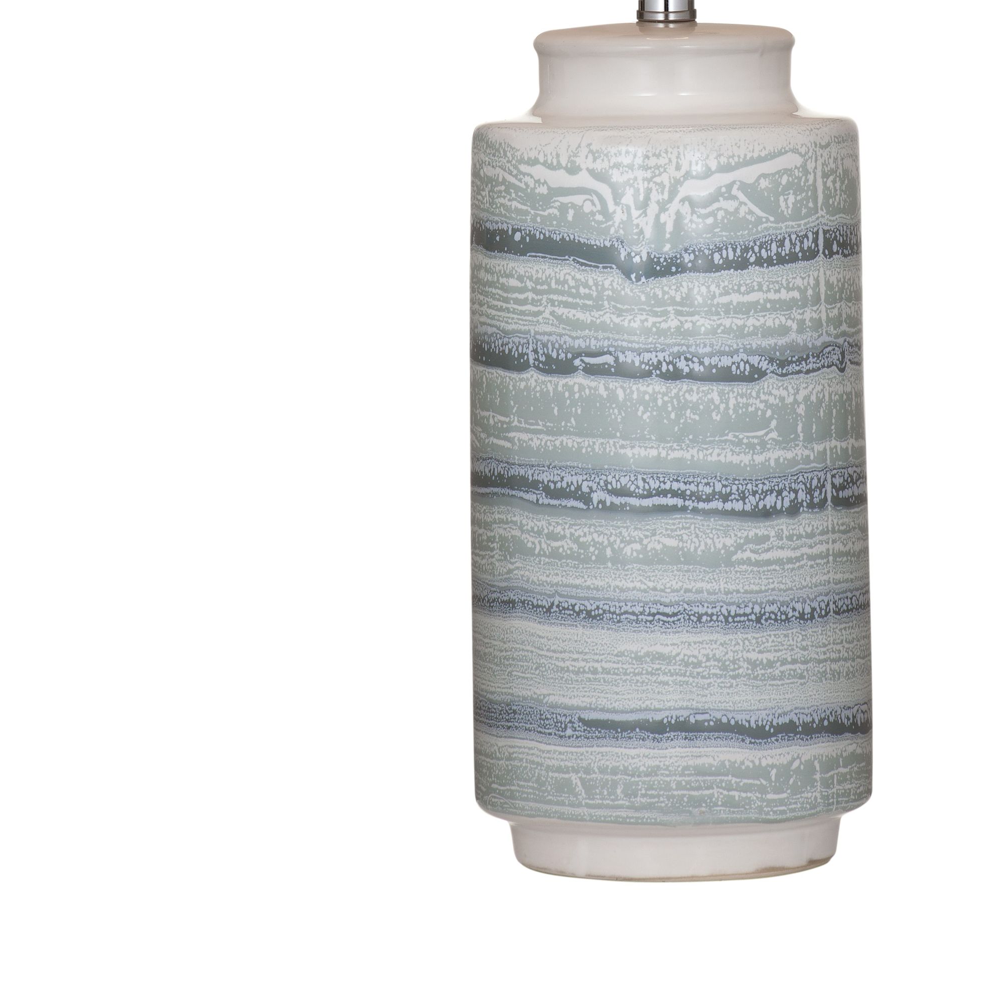 Image 3 Bassett Brizi 26" High Blue And Cream Ceramic Coastal Table Lamp more views