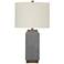 Bassett Broad Peak 28" High Classic Gray Cement Table Lamp