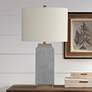 1_Bassett Broad Peak 28" High Classic Gray Cement Table Lamp