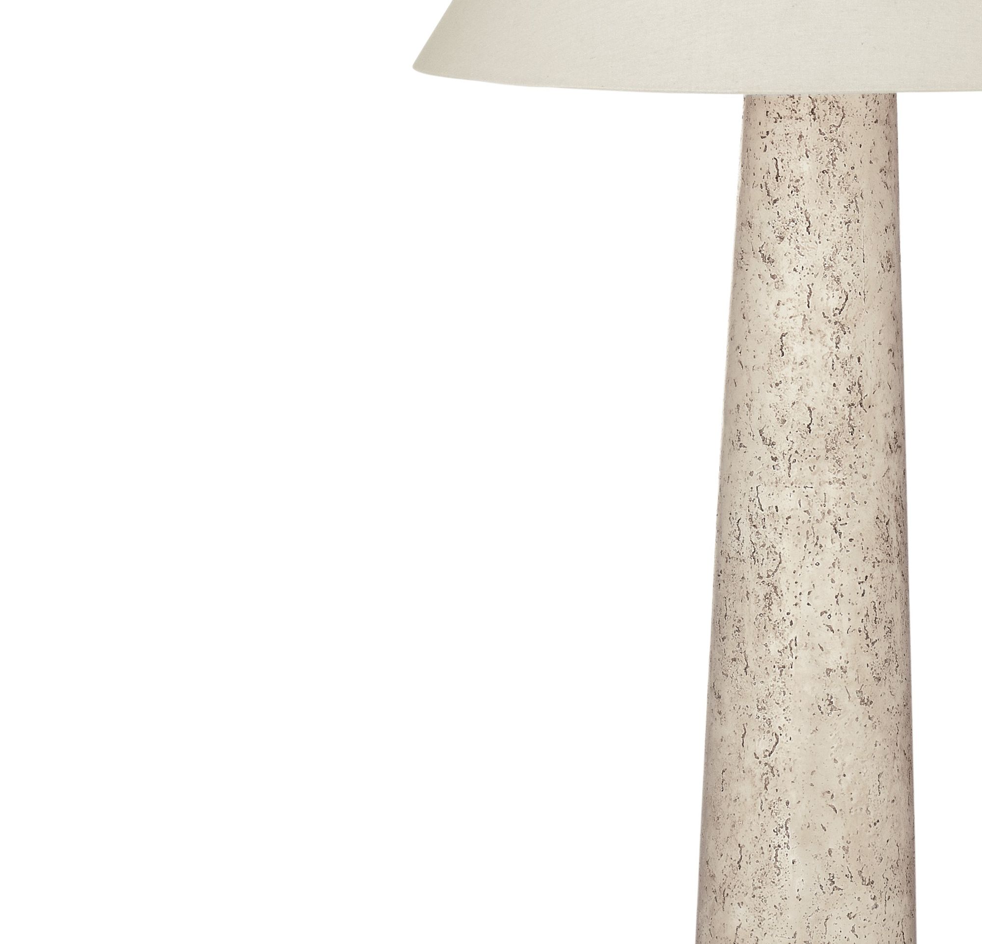 Image 3 Bassett Butler 63" High Textured Cream Modern Floor Lamp more views