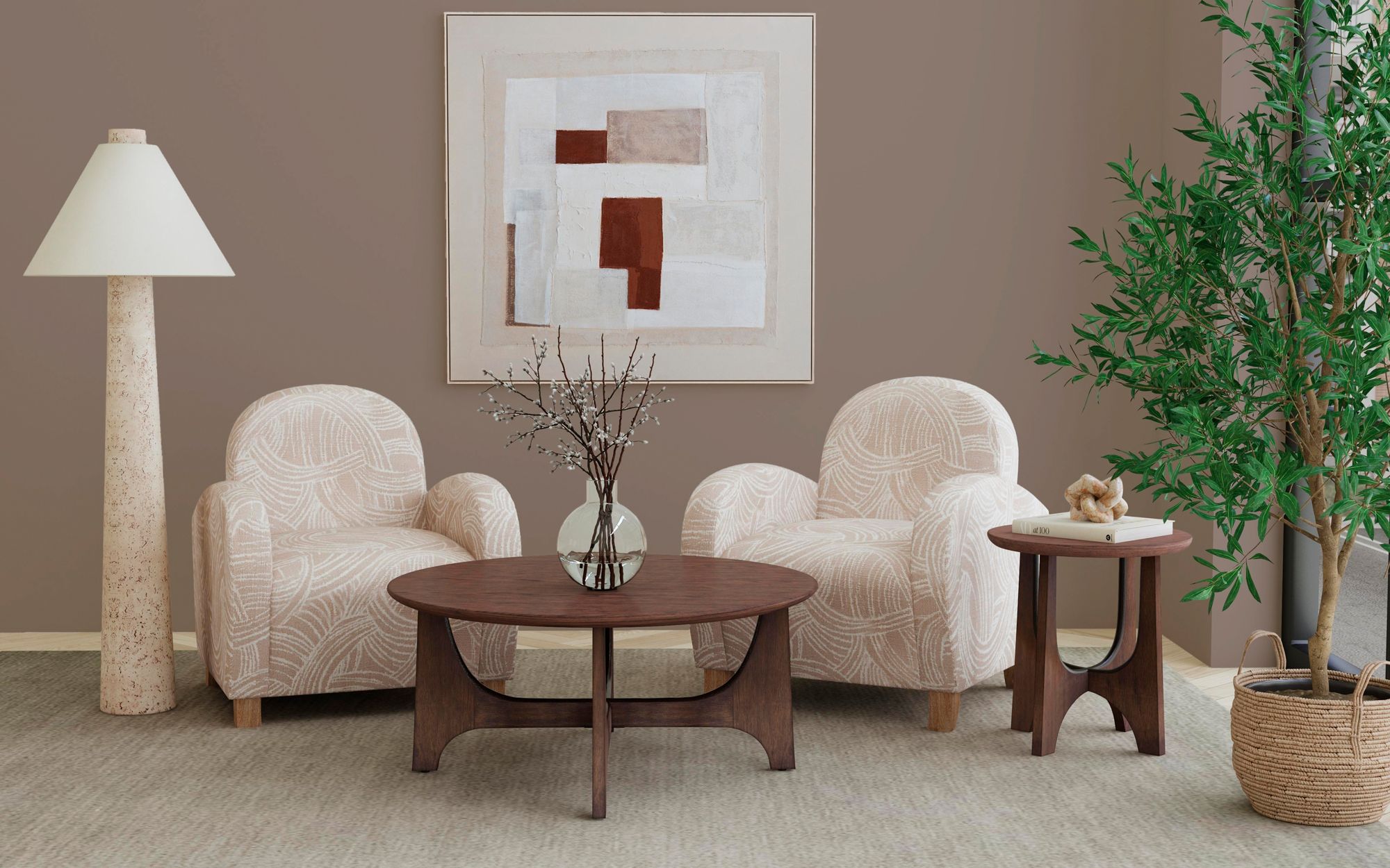 Image 4 Bassett Butler 63" High Textured Cream Modern Floor Lamp more views