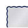 3_Bassett Cassia 36" High Lacquer Navy Blue Rectangular Wall Mirror more views
