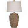 Bassett Cherry Grove 26" Coastal Style Rattan Table Lamp