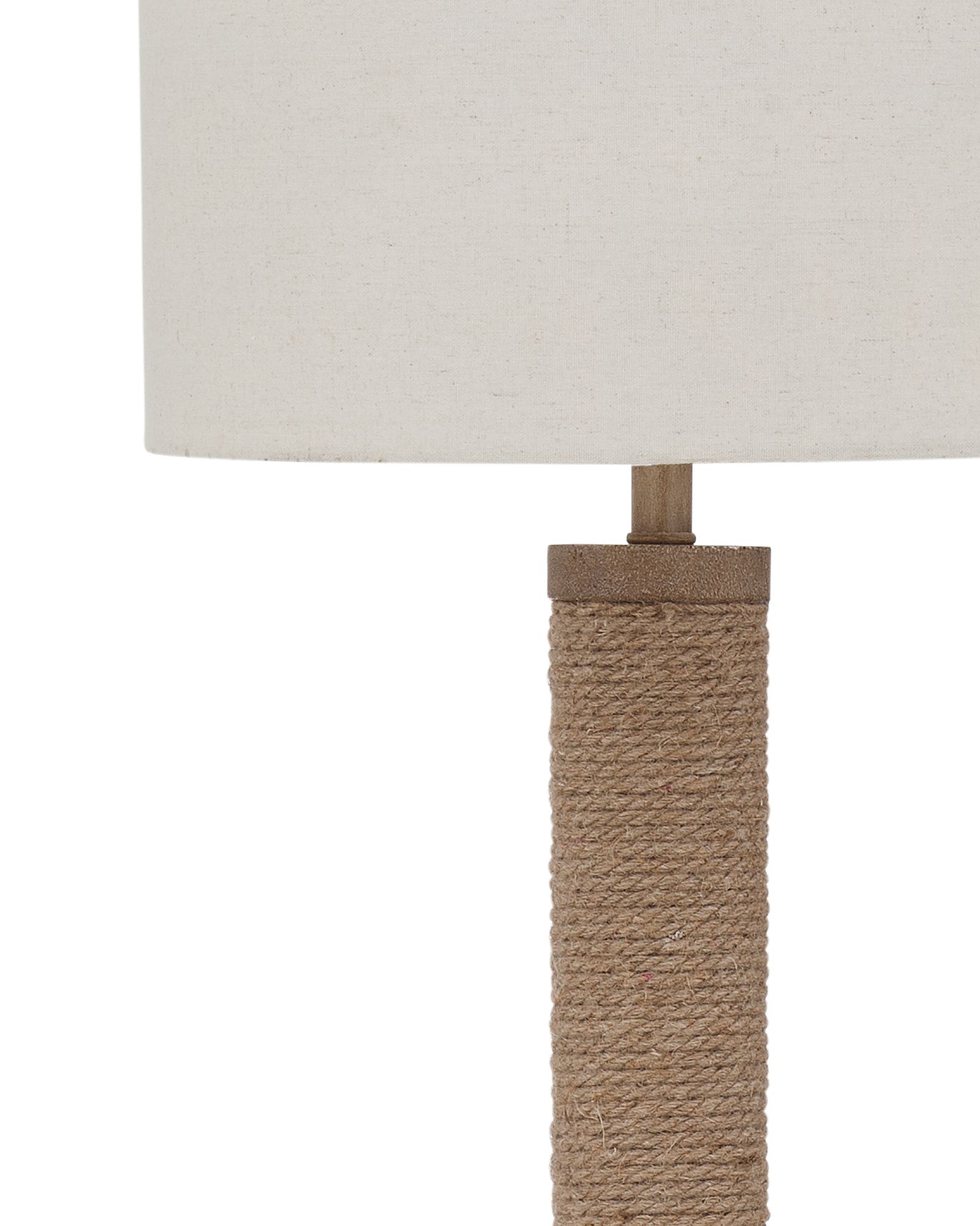 Image 2 Bassett Chester 63" High Coastal Modern Natural Jute Floor Lamp more views