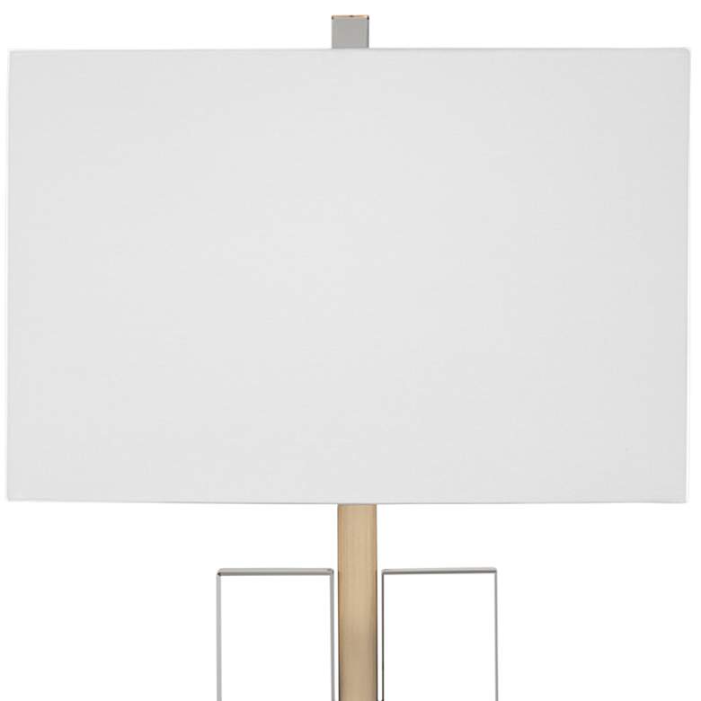 Image 3 Bassett Cynthia 28" High Brass Metal and Clear Crystal Table Lamp more views