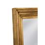 2_Bassett Dankworth 58" High Brass Finish Wall Mirror more views