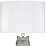 Bassett DePau 29" Modern Grayglue Glass Table Lamp