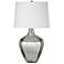 Bassett Diamond 31" Silver Mercury Glass Table Lamp