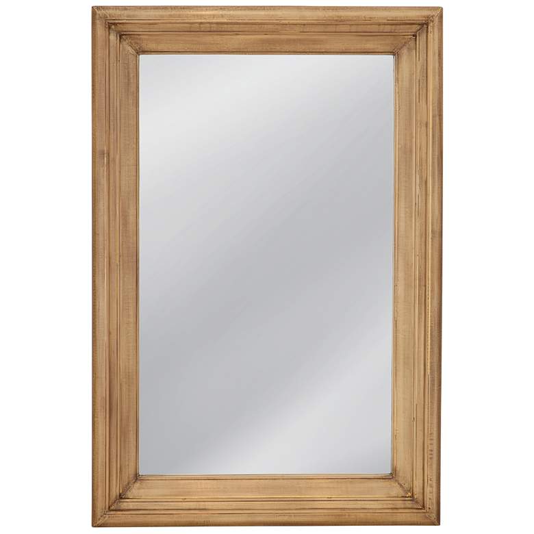 Image 1 Bassett Geoffrey 47" High Metal Gold Finish Wall Mirror