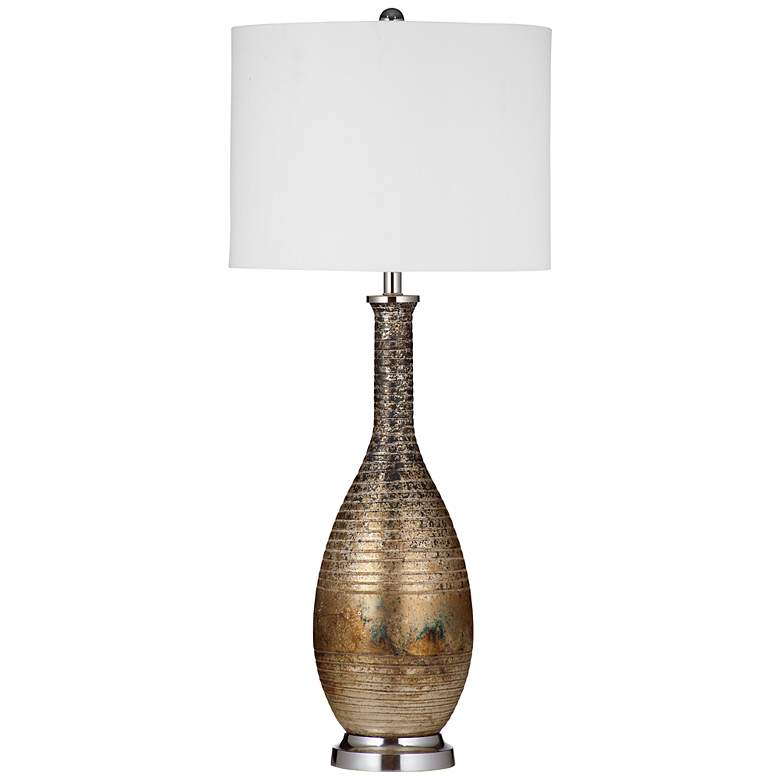Image 1 Bassett Heron 36 inch Contemporary Styled Copper Table Lamp