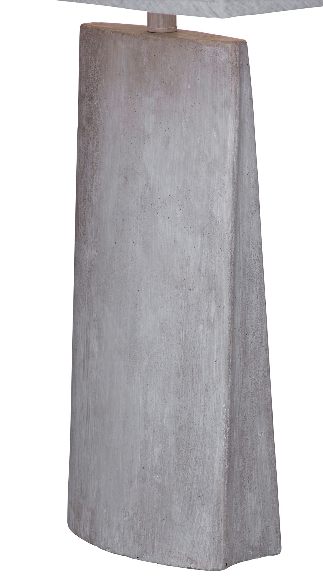 Image 5 Bassett Jonas 32" High Modern Cement Stone Triangle Column Table Lamp more views