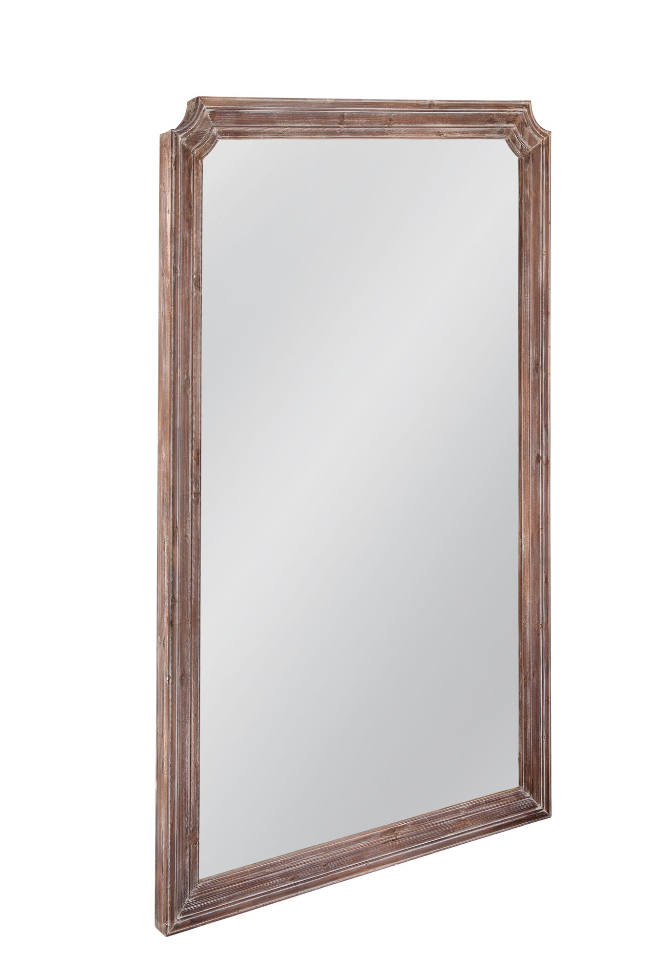 Thumbnail2 of Bassett Joss 86" Hight Weathered Natural Wood Floor Mirror more views