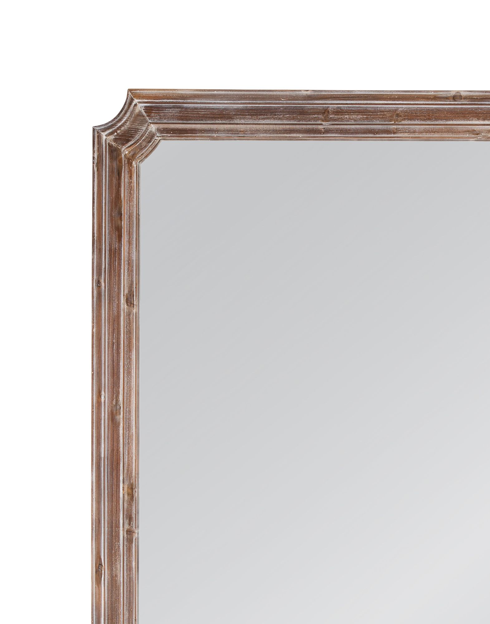 Bassett Joss 86" Hight Weathered Natural Wood Floor Mirror