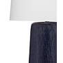 2_Bassett Lancaster 32" High Navy Blue Ceramic Table Lamp more views