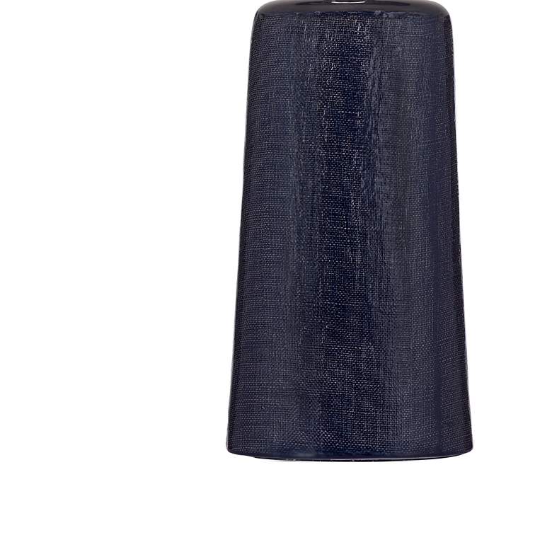 Image 5 Bassett Lancaster 32" High Navy Blue Ceramic Table Lamp more views