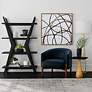 Bassett Legacy 62" High Brushed Brass Tripod Floor Lamp