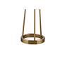 Bassett Legacy 62" High Brushed Brass Tripod Floor Lamp