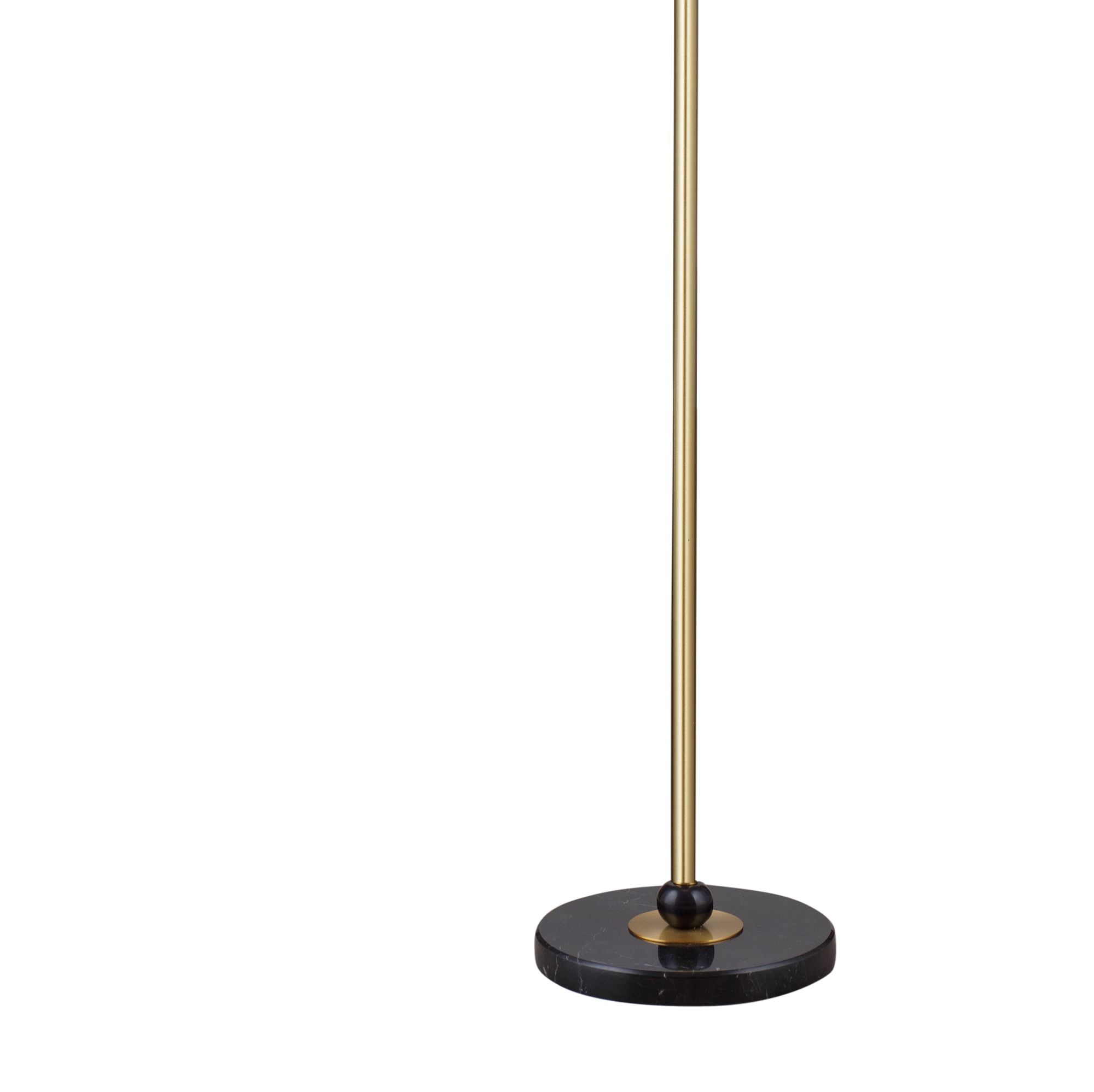Image 5 Bassett Lenor 61" High Back and Brass Pull Chain Floor Lamp more views