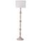 Bassett Leroy 60" White-Washed Wood Floor Lamp