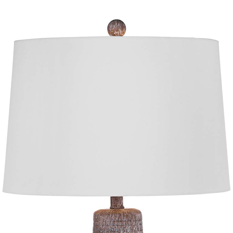 Image 2 Bassett Libby 30" Cream Antique Wash Table Lamp more views
