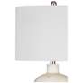 2_Bassett Lucy 27" High White and Blue Ceramic Table Lamp more views