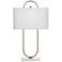 Bassett Mabel 30" High Brass Finish Modern Table Lamp