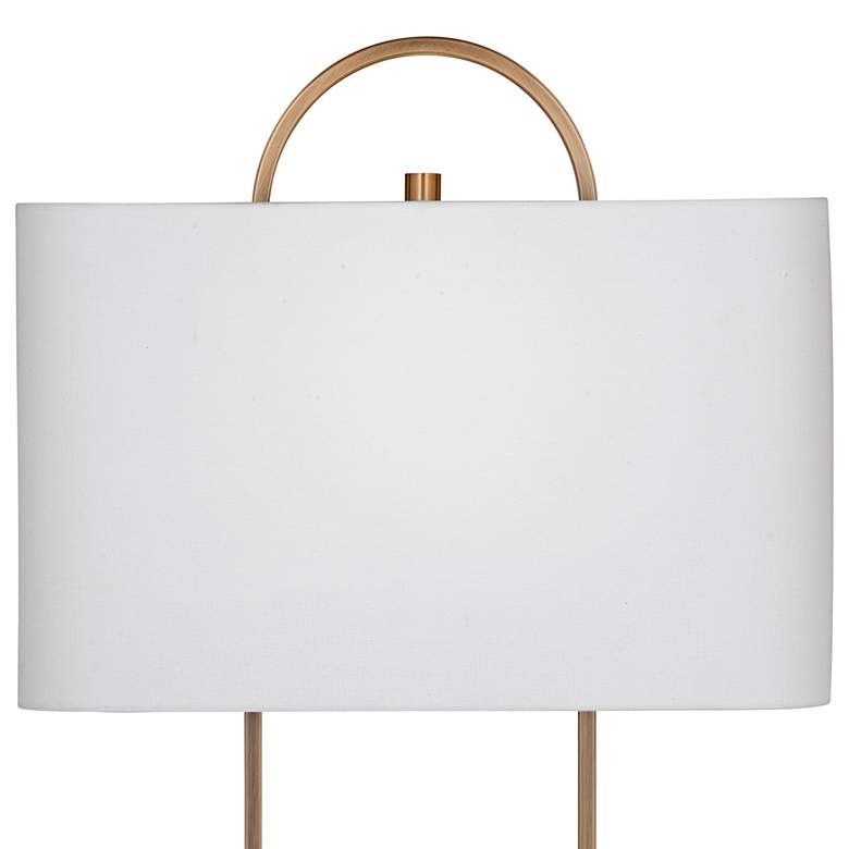 Image 3 Bassett Mabel 30" High Brass Finish Modern Table Lamp more views