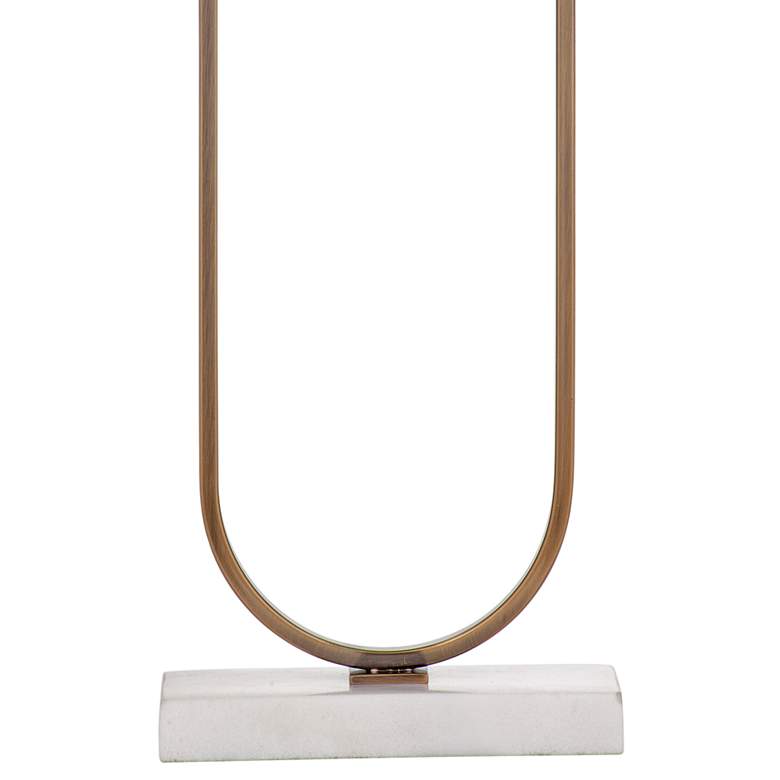 Image 4 Bassett Mabel 30" High Brass Finish Modern Table Lamp more views