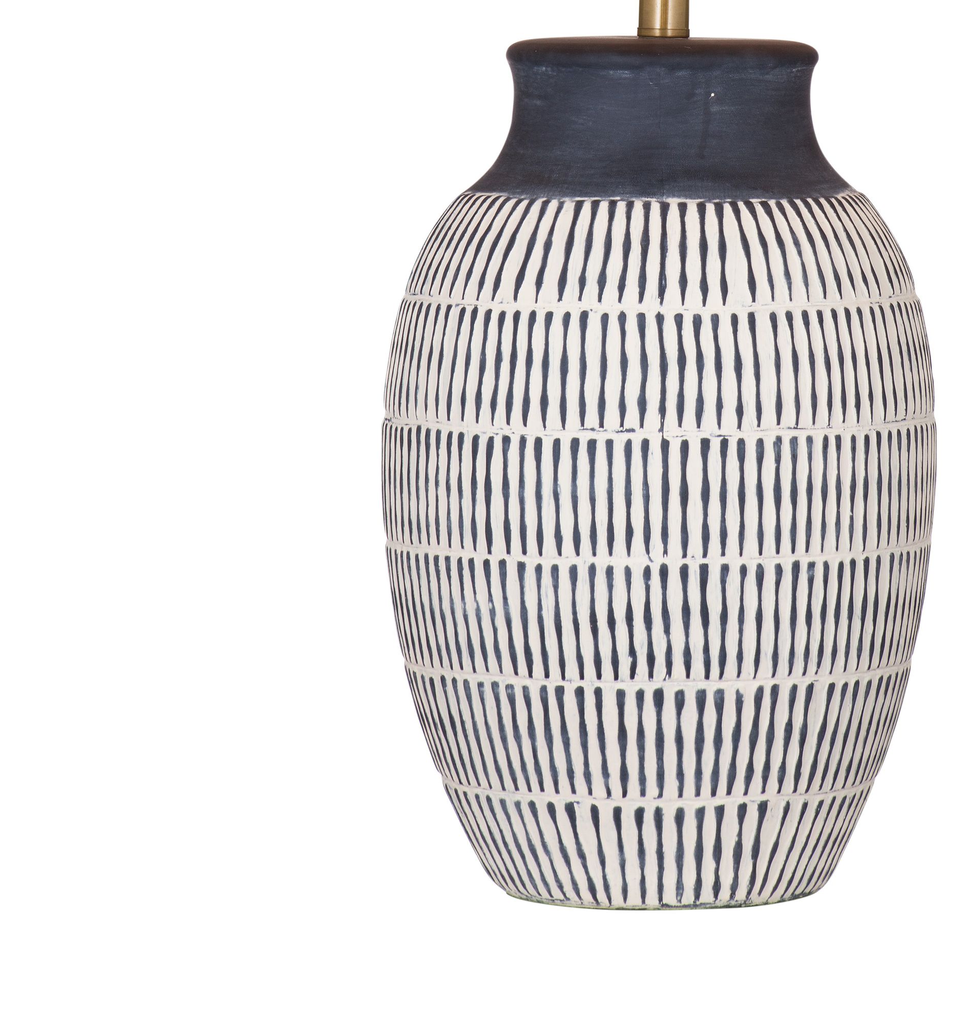 Image 5 Bassett Marrengo 30" High Blue And White Ceramic Table Lamp more views