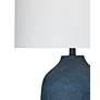 2_Bassett Miranda 30" HIgh Matte Blue Table Lamp more views