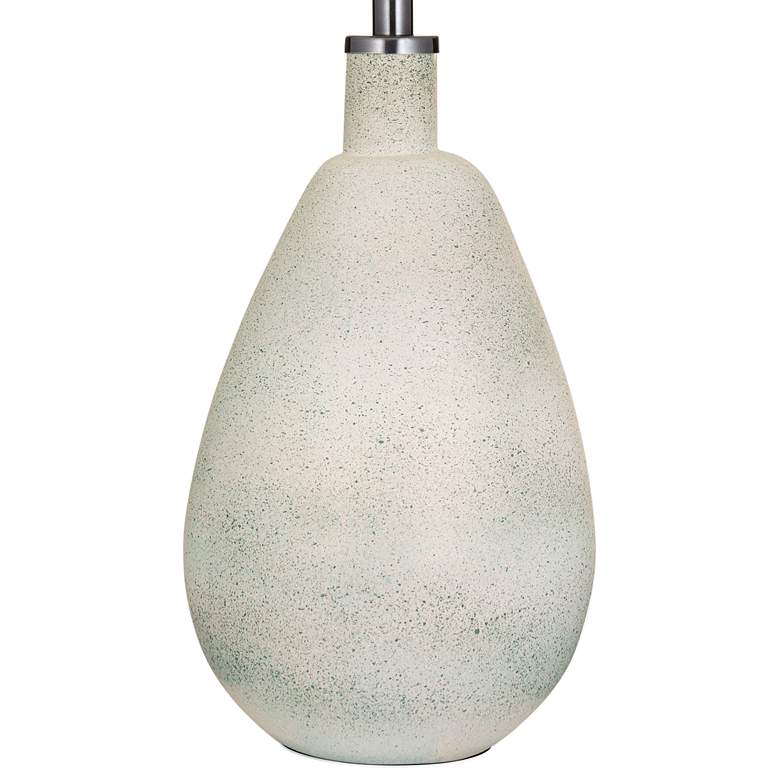 Image 4 Bassett Niello 29" Stone Ceramic Tear-Shaped Table Lamp more views