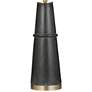 4_Bassett Osun 30" Black Tapered Column Concrete Table Lamp more views