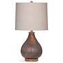 Bassett Paisley 27" High Contemporary Charcoal Copper Table Lamp