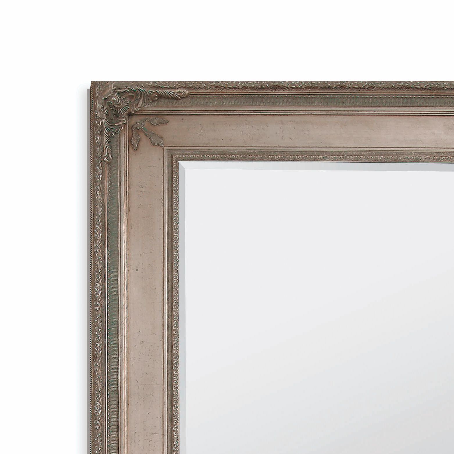 Thumbnail2 of Bassett Prazzo 91" High Distressed Silver Finish Floor Mirror more views