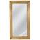 Bassett Queenie 85" High Brass Finish Floor Mirror