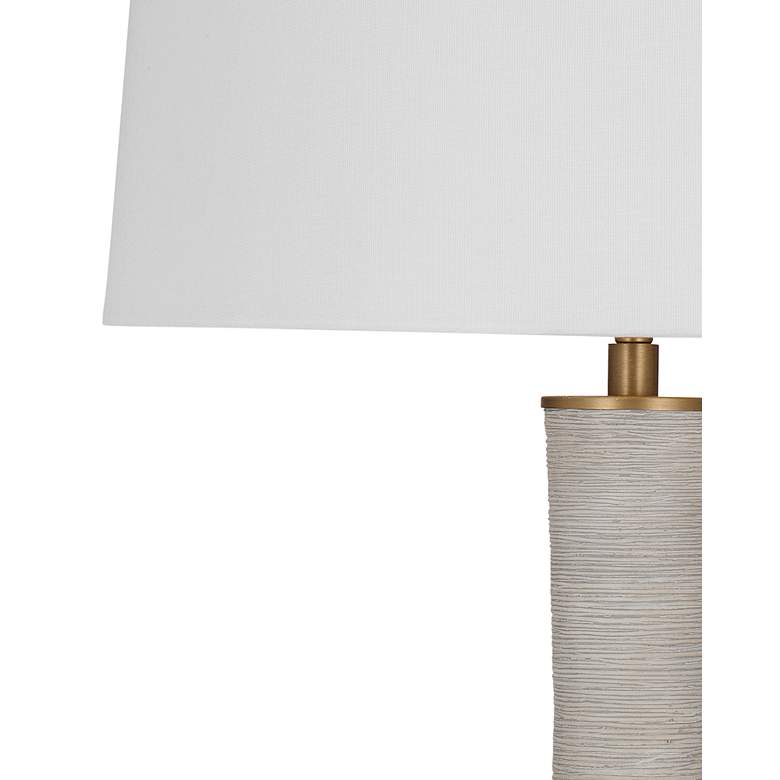 Image 3 Bassett Ranier 28" High Modern Gray Table Lamp more views