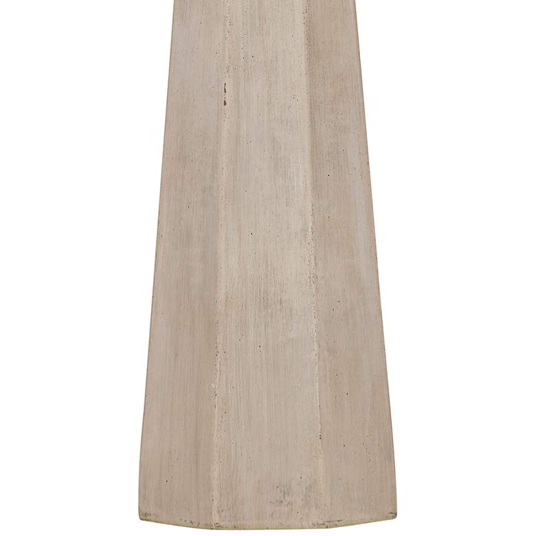 Image 4 Bassett Rowan 34" High Natural Cement Table Lamp more views