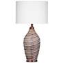 Bassett Santa Cruz 27" Modern Copper Swirl Finish Table Lamp