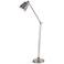 Bassett Seerve 59" Mid-Century Modern Brushed Nickel Floor Lamp