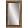 1_Bassett Sergio 86" High Wood and Gold Finish Floor Mirror