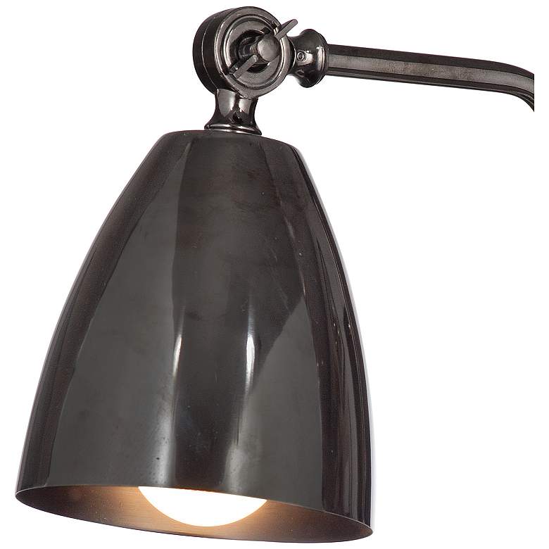 Image 2 Bassett Shine 19" Modern Black Desk Lamp more views