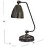 7_Bassett Shine 19" Modern Black Desk Lamp more views
